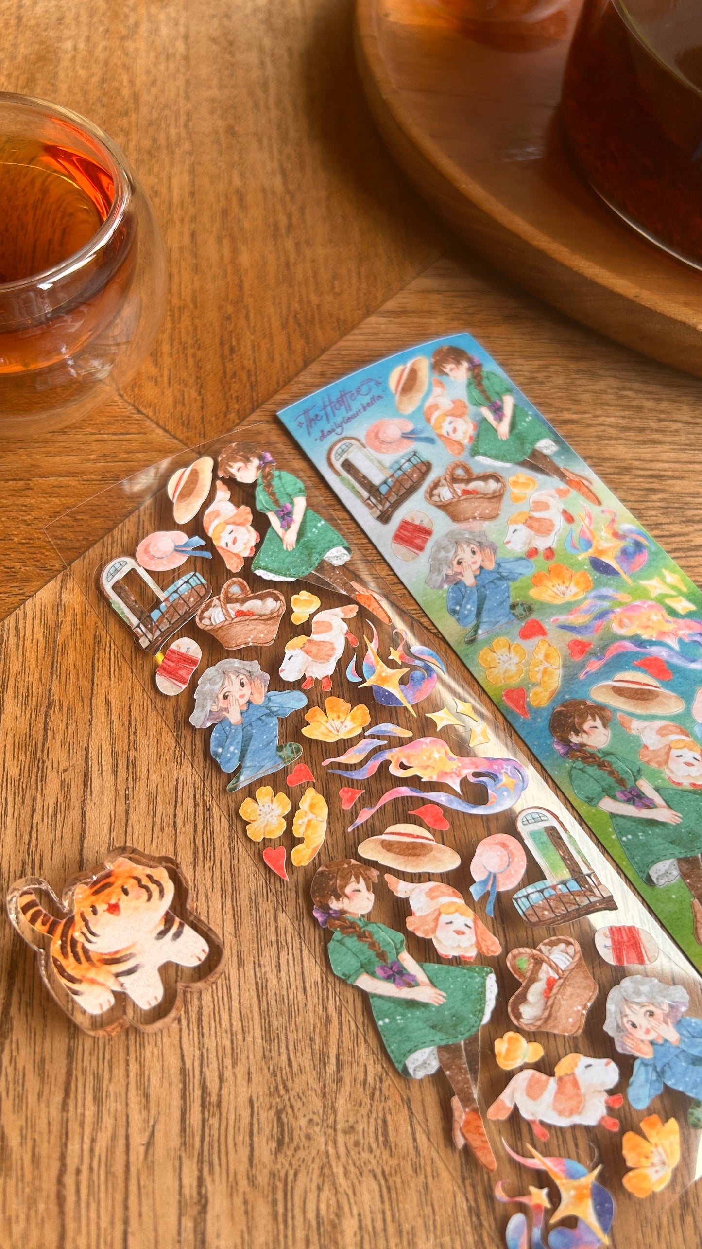 [Dailylouisbella] The Hatter Deco Sticker (Velvet Matte)