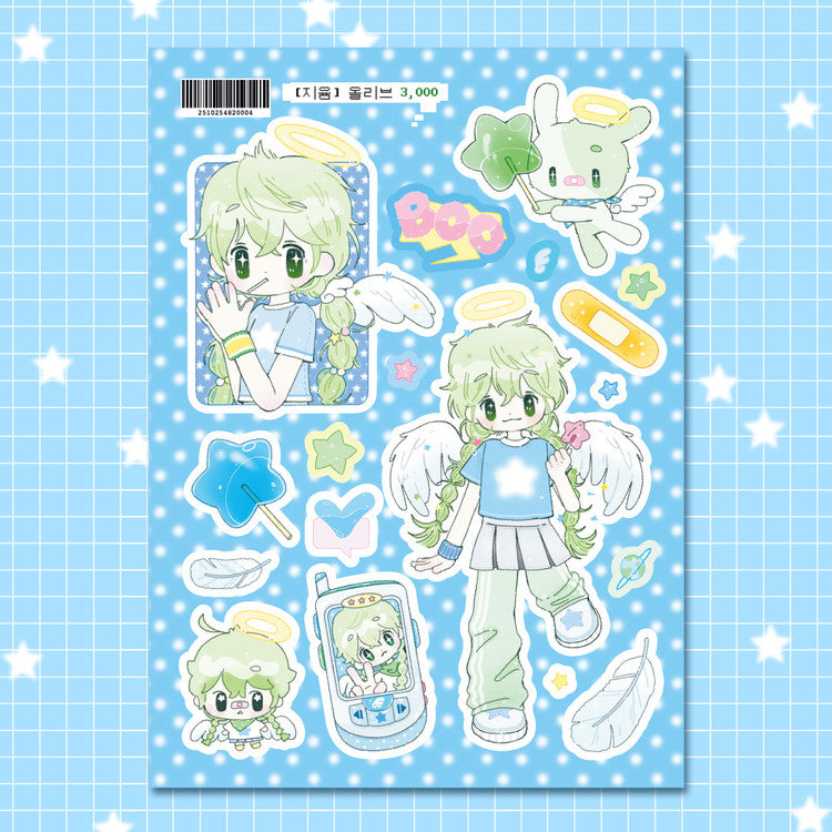 [Jeeyoom] Olive Sticker Sheet
