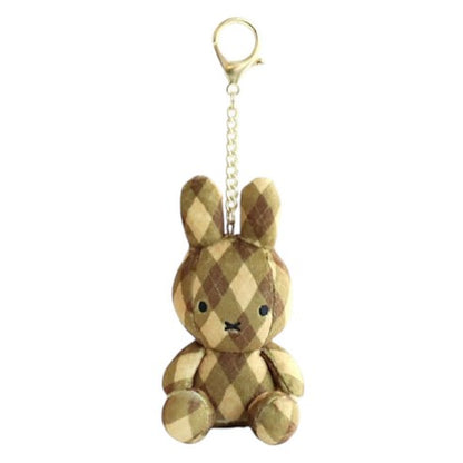 [Miffy Korea] Pattern Plushie Keychain (4 Options)
