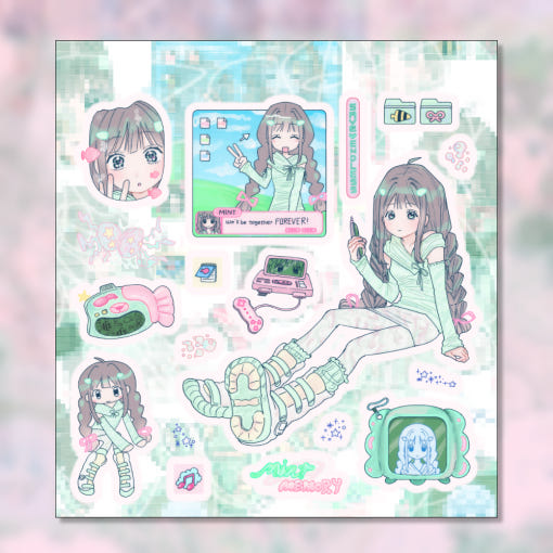 [Ricomaru] Mint Memory Sticker Sheet (Matte)