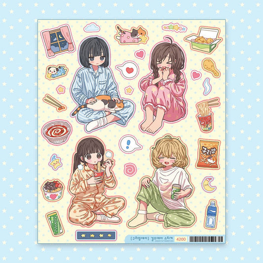 [Guriming] Girl's Night Sticker Sheet