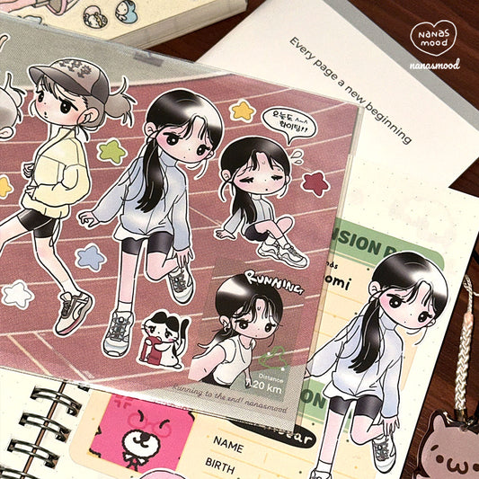 [Nanasmood] Running to the End Sticker Sheet