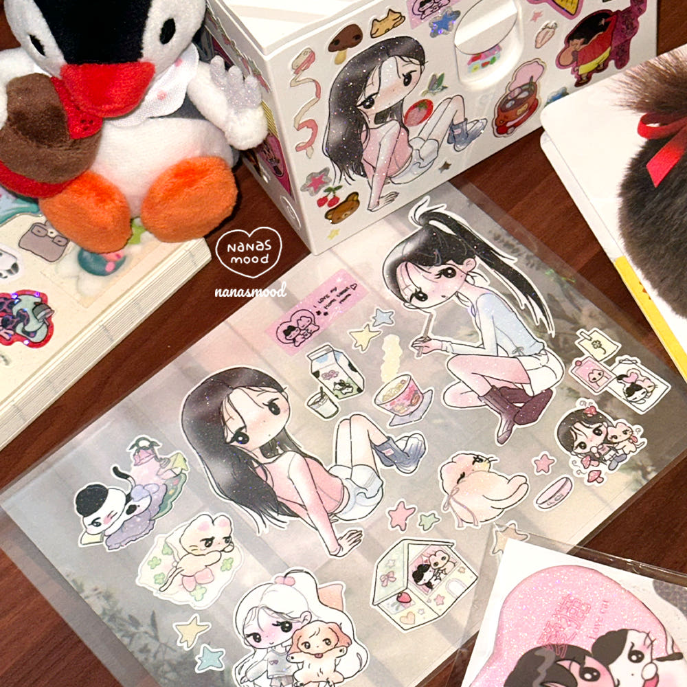 [Nanasmood] Zip Sticker Sheet