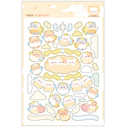 [My Mousse] Angel Hamchi Deco Sticker Sheet