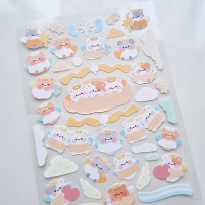 [My Mousse] Angel Hamchi Deco Sticker Sheet