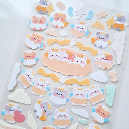 [My Mousse] Angel Hamchi Deco Sticker Sheet