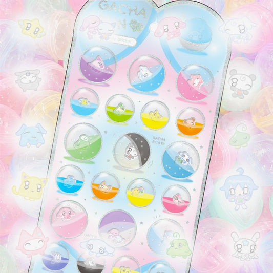[Mering KR] Mering x Huhuhee Gacha Run Sticker Sheet