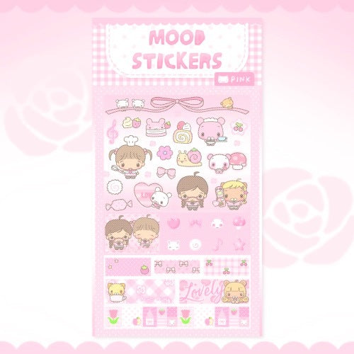 [Pobe Store] Pink Mood Sticker Sheet