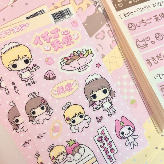 [Love Things] Ichigo Tenshi Sticker Sheet