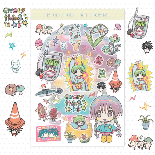 [Amustew] Emojmo Sticker Sheet