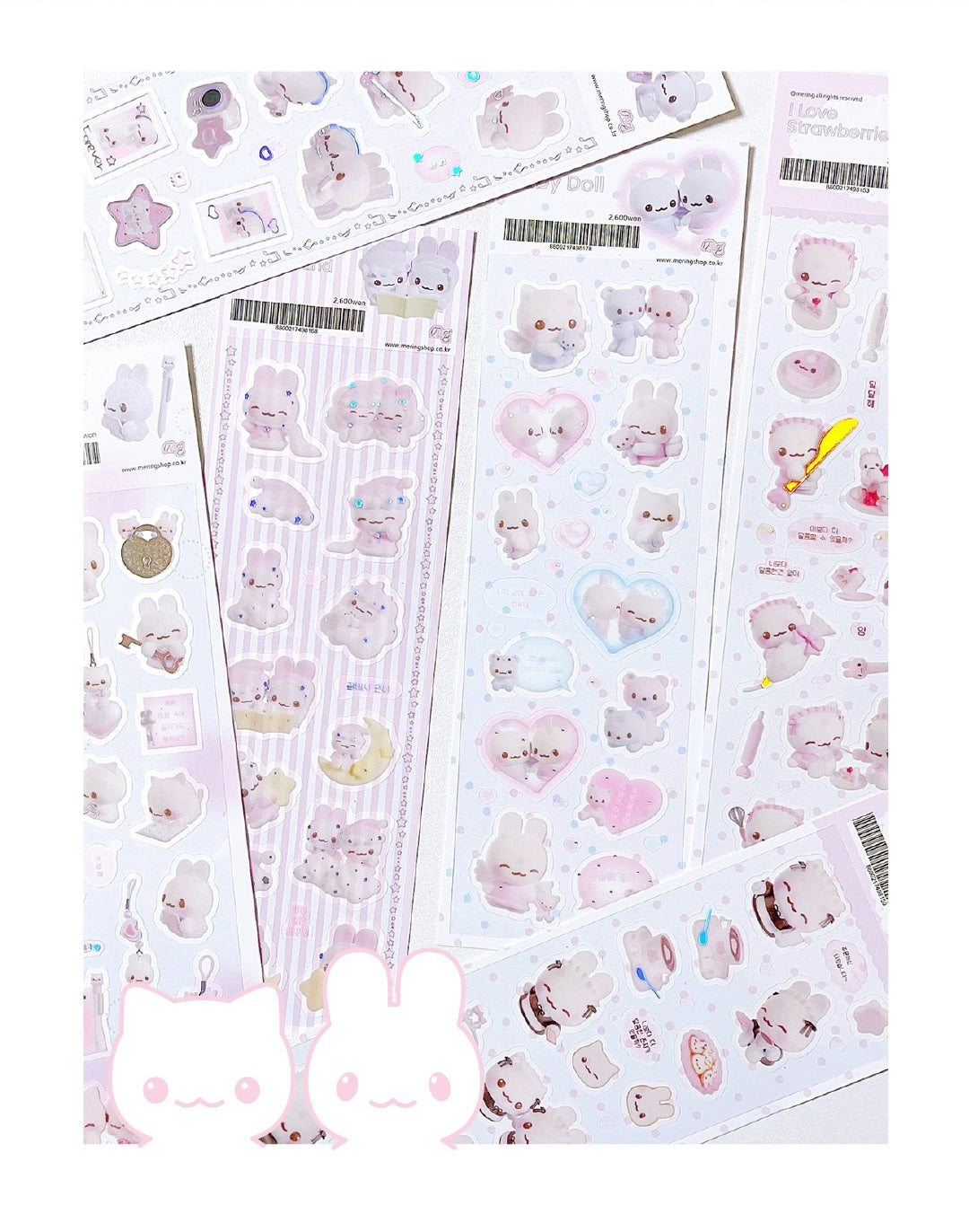 [Mering KR] Baby Doll Deco Sticker Sheet