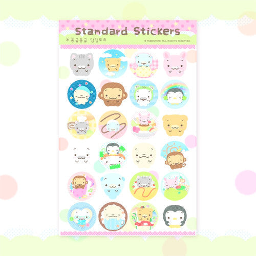 [Pobe Store] Round Standard Sticker Sheet