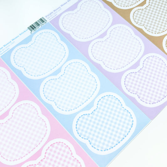 [borahstudio] Honey Memo Sticker (4 colors)