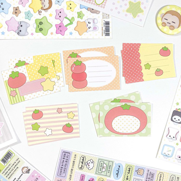 [Moii Ttoi] Tomato Memo Sticker Set