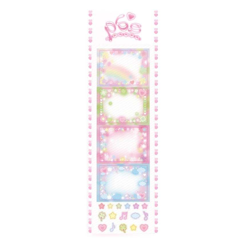 [Pearly Button] Candy Filter Frame Sticker Sheet – It's Deco Day