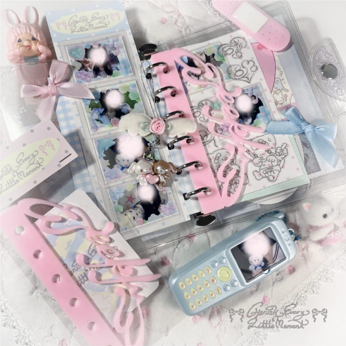 [Cherish 203] 6 Ring Weekly Index Holder