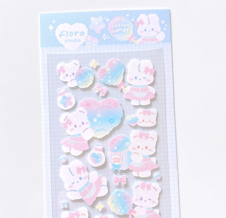 [Floro Studio] Cotton Candy Deco Sticker