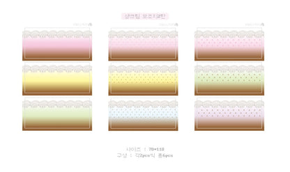 [Loverspickme] Fresh Cream Memo Sticker Set Vol. 2