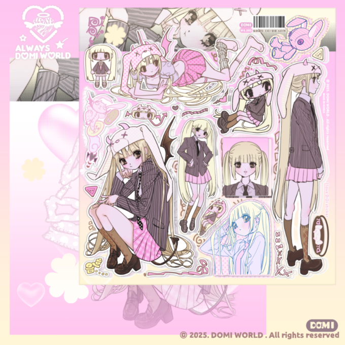 [Domi World] Didi Collection Sticker Sheet