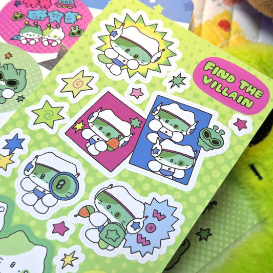 [Catdabang] Find the Villain Sticker Sheet