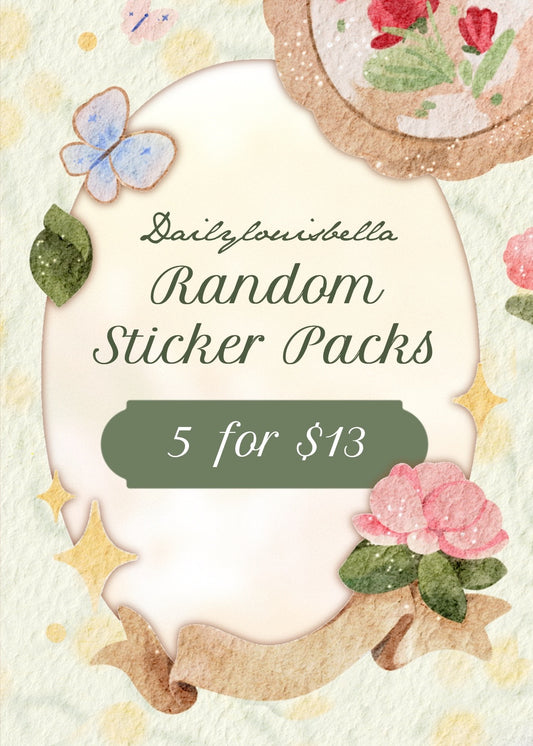 [Dailylouisbella] Random Sticker Pack (5 sheets)