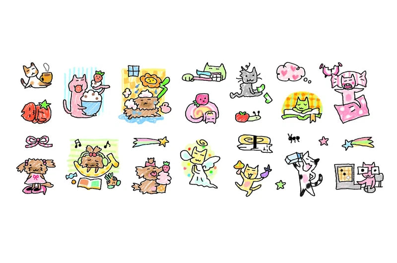 [Jal Ja] Buzzing Cereal in Everyday Life Kiss Cut Tape