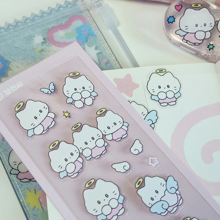 [Catdabang] Cat Angel Sticker Sheet