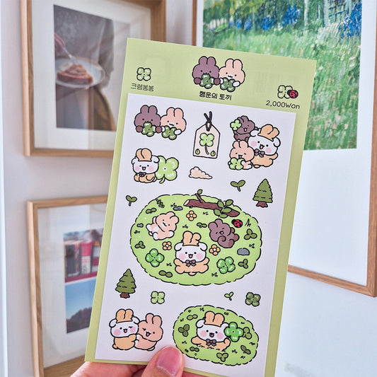 [My Mousse] Lucky Bunny Sticker Sheet