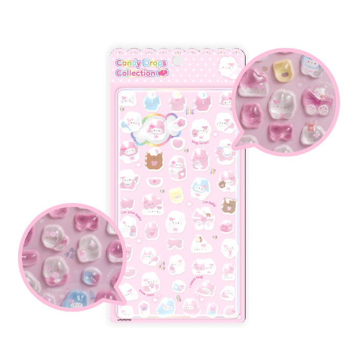 [Mering KR] Momoring Candy Drop Sticker Sheet