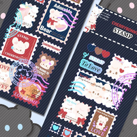 [Cherry Bonny] Stamp Deco Sticker