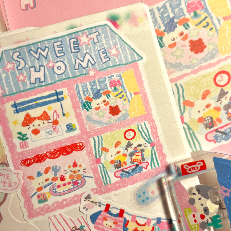 [Berddi] Sweet Home Sticker Sheet