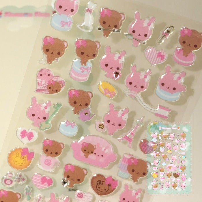 [Mering KR] Macaron Maid Epoxy Sticker Sheet