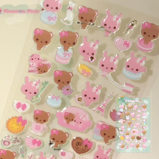 [Mering KR] Macaron Maid Epoxy Sticker Sheet