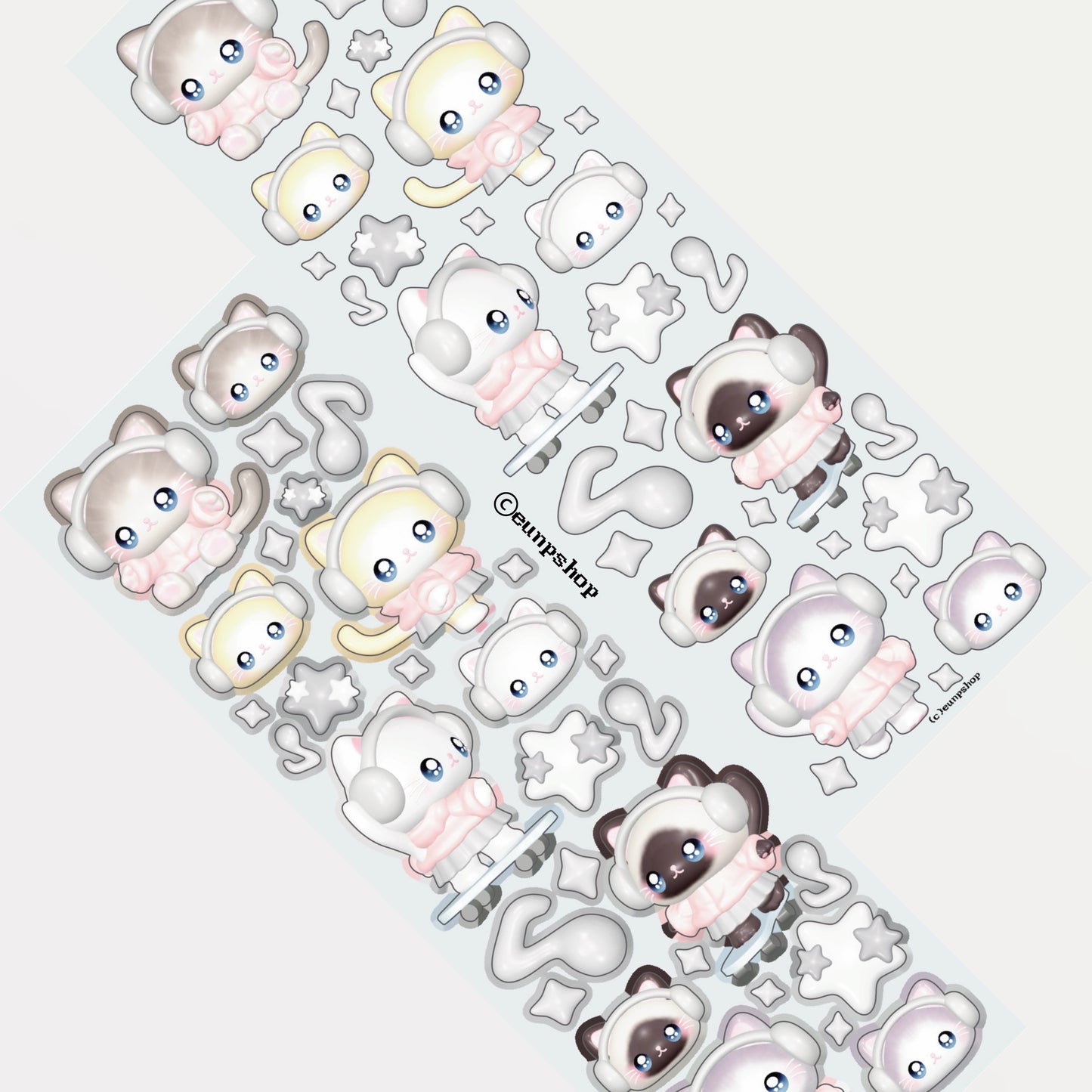 [Eunpshop] Board Cat Deco Sticker