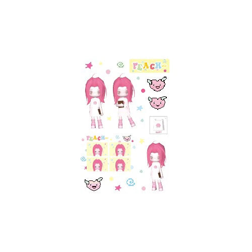 [Coral Tree] Peach Girl Deco Sticker