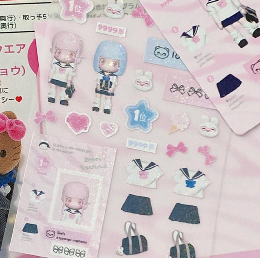 [Coral Tree] Summer High Teen Deco Sticker