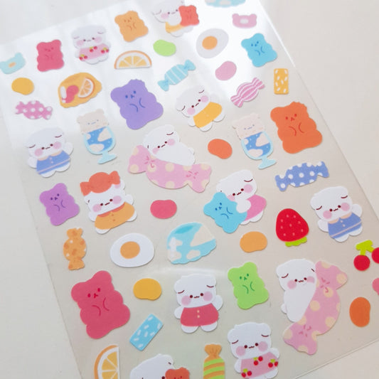 [My Mousse] Juicy Candy Deco Sticker Sheet