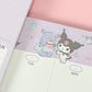 [Sanrio Korea] Kuromi Weekly Life Banner Memo Pad (3 styles)
