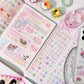 [Pearly Button] Pearl Comics Frame Deco Sticker Sheet