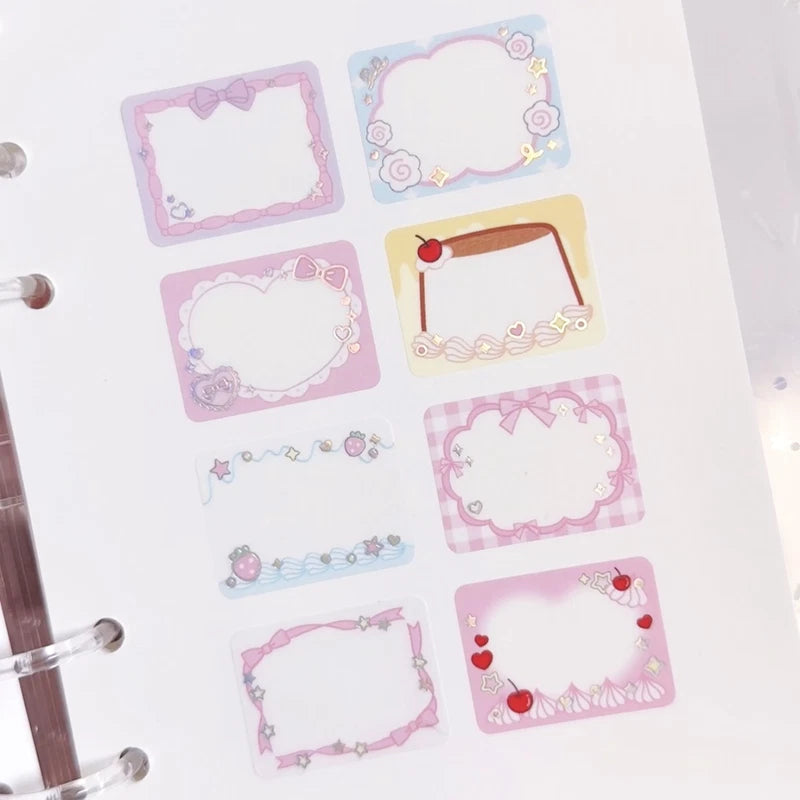 [쇼킹핑크로즈] Photo Frame Kiss Cut Tape - Sweet Ribbon