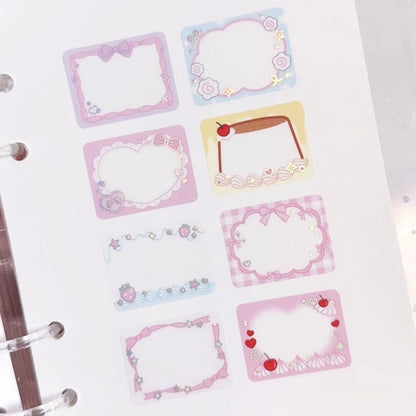 [쇼킹핑크로즈] Photo Frame Kiss Cut Tape - Sweet Ribbon