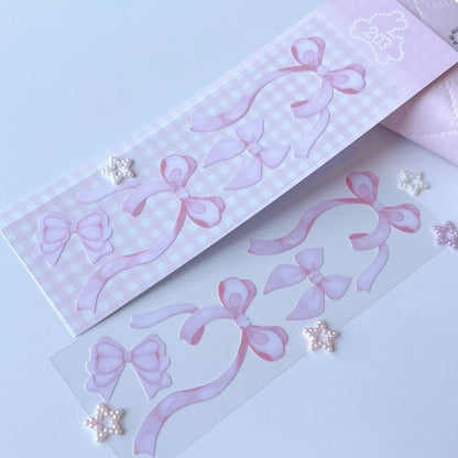 [Cherish 203] Pink Ribbon Sticker