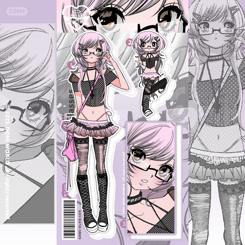 [Domi World] Mono Glasses Sticker Sheet