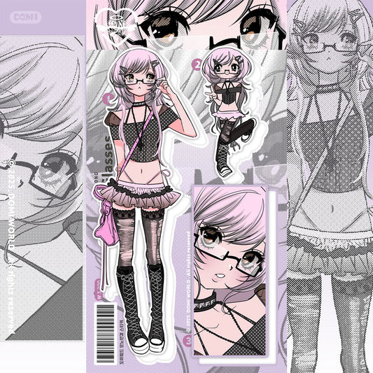 [Domi World] Mono Glasses Sticker Sheet