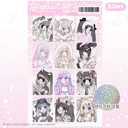 [Domi World] 12 ID Stickers (Sand Star)