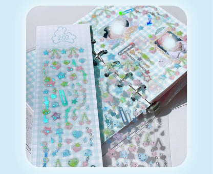 [Cherish 203] Soft Jelly Deco Sticker Sheet