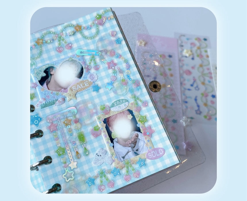 [Cherish 203] Soft Jelly Deco Sticker Sheet
