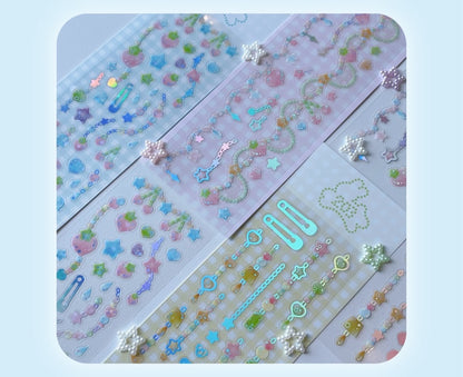 [Cherish 203] Soft Jelly Deco Sticker Sheet