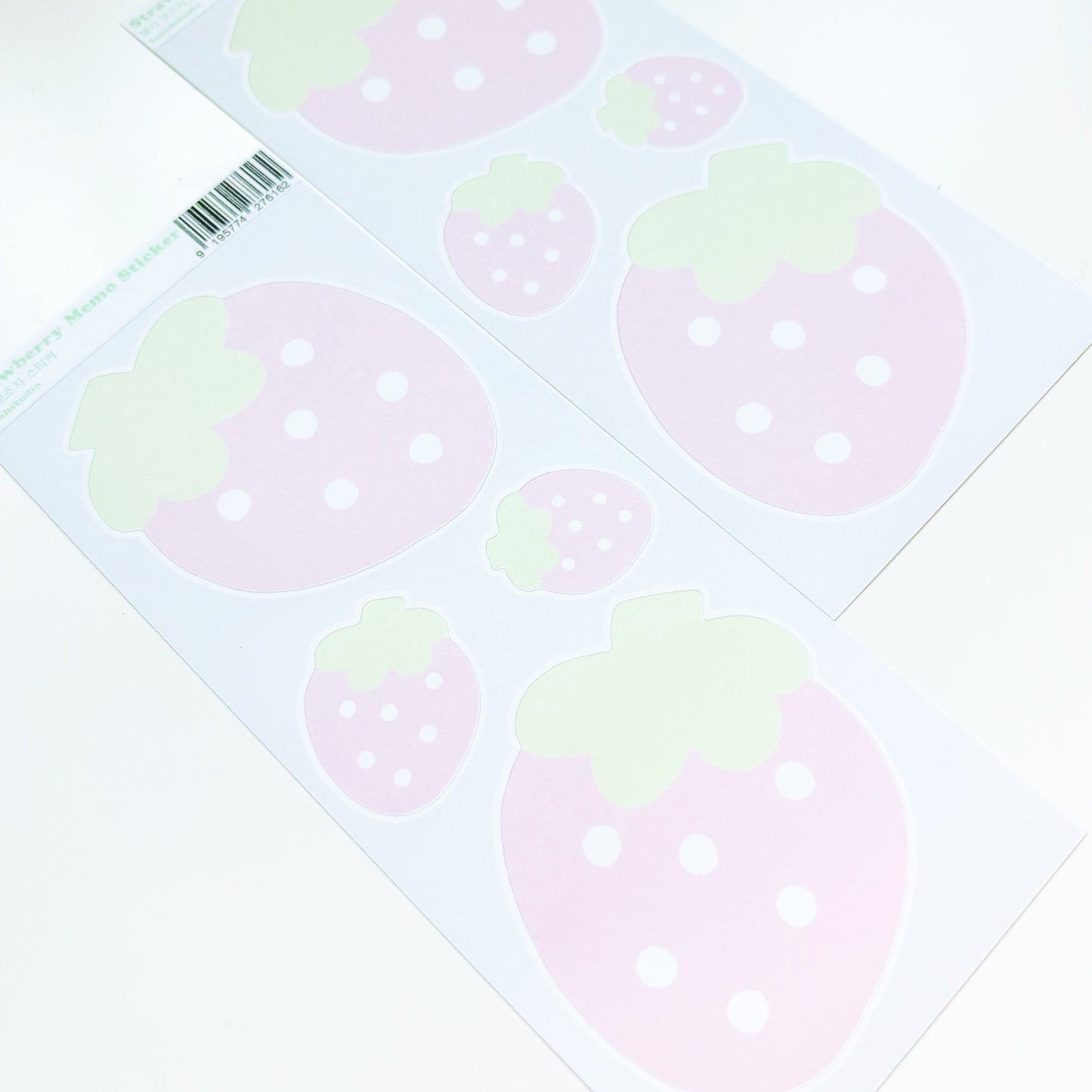 [borahstudio] Strawberry Memo Sticker Sheet