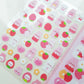 [My Mousse] Strawberry Rabbit Deco Sticker Sheet